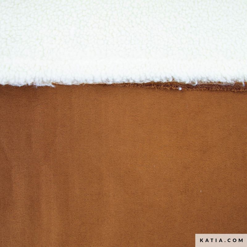 Sherpa bonded suede | Cinamon