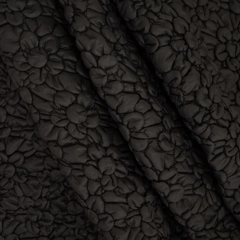 Flowers padded | zwart