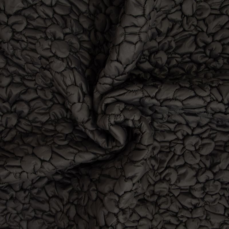Flowers padded | zwart