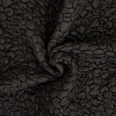 Flowers padded | zwart