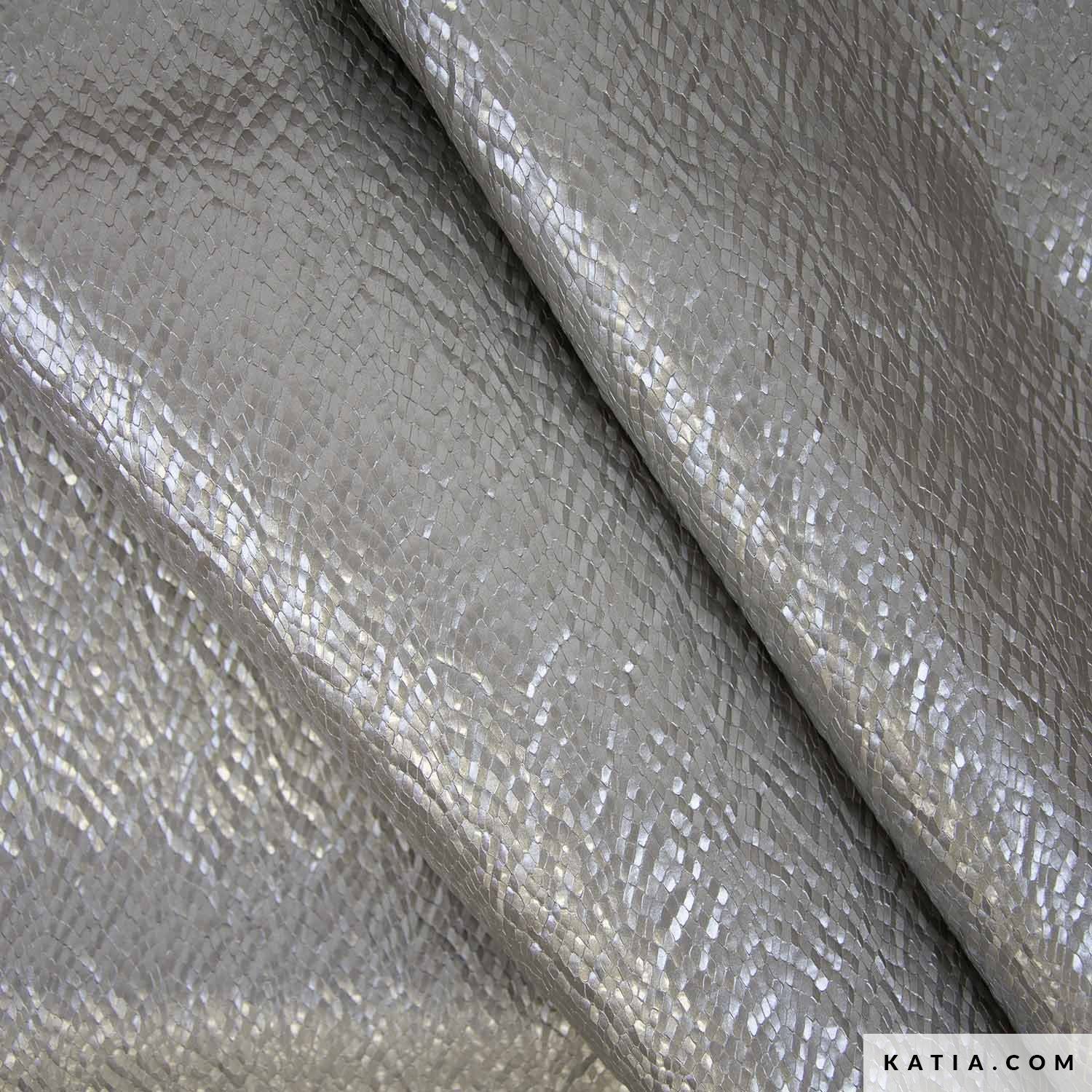 Vegan leather | snake | zilver