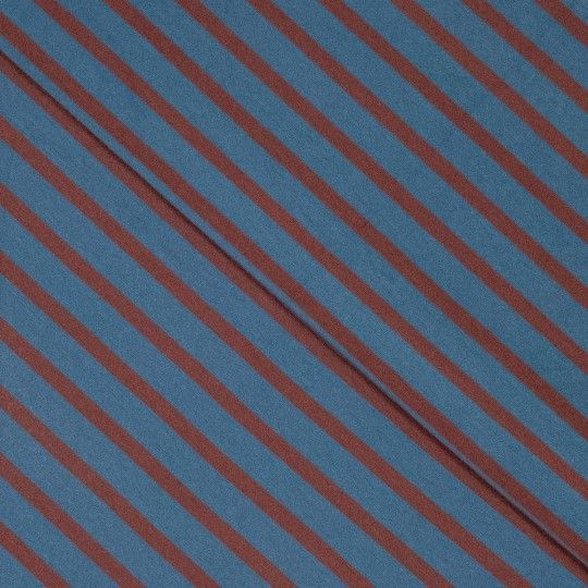 Tricot | stripes blauw/bordeaux