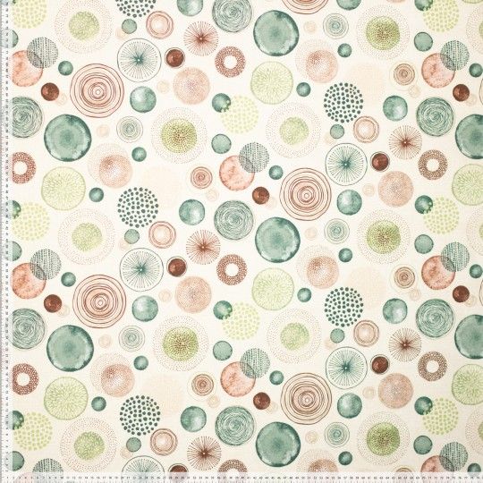 Canvas | circles groen tinten