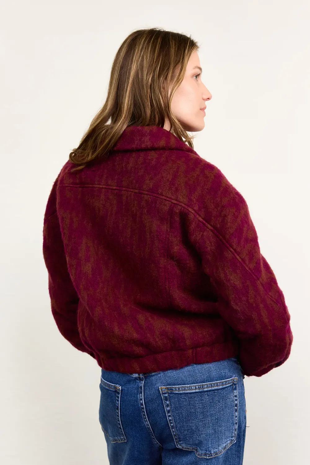 Oker &amp; fuchsia wolmix