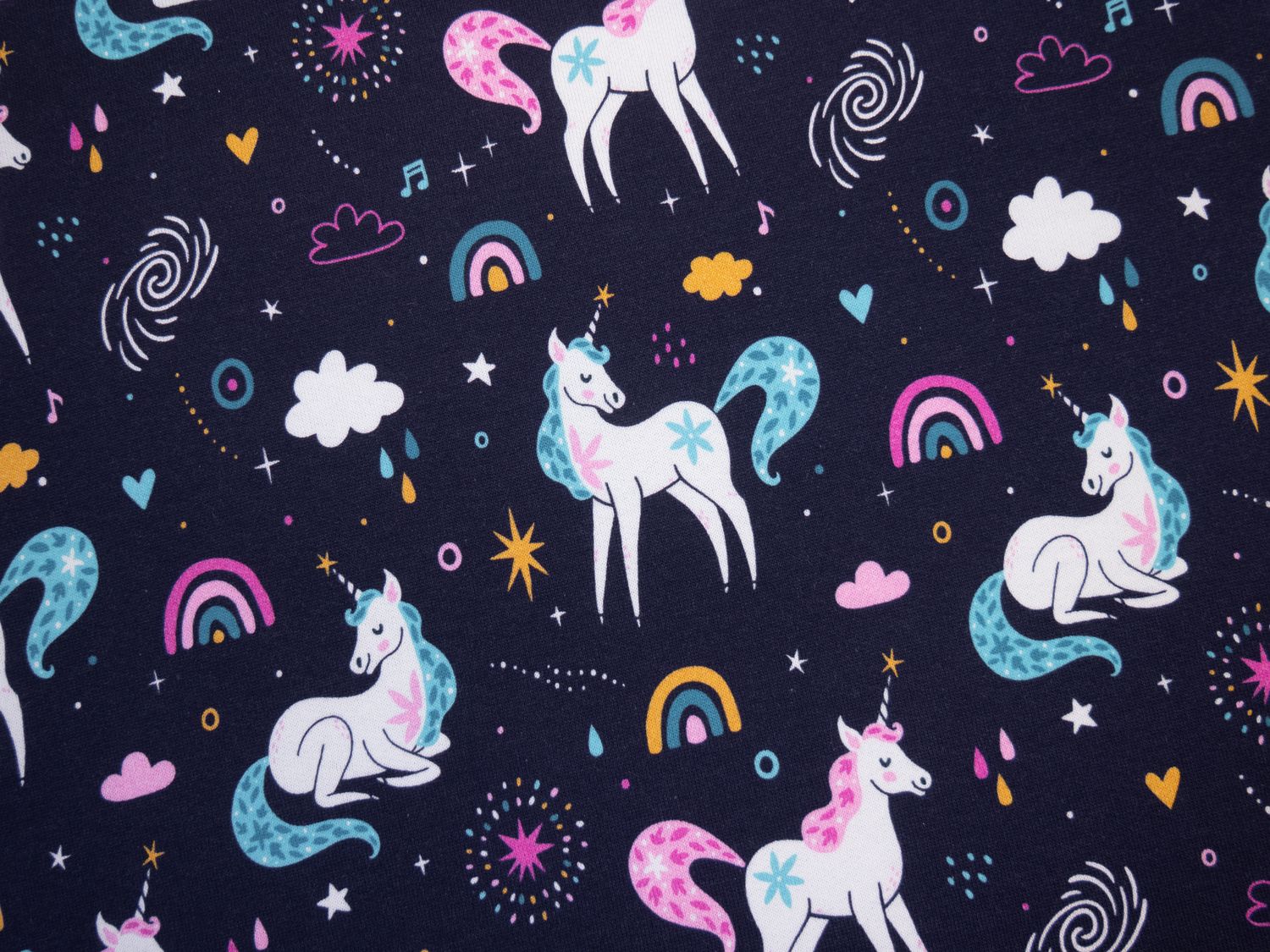Sweater | unicorns blauw