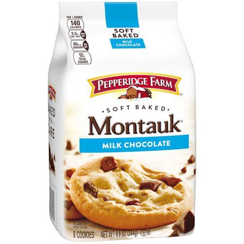 Pepperidge Farm Montauk Soft Baked Milk Chocolate Cookies, 8.6 oz. Bag