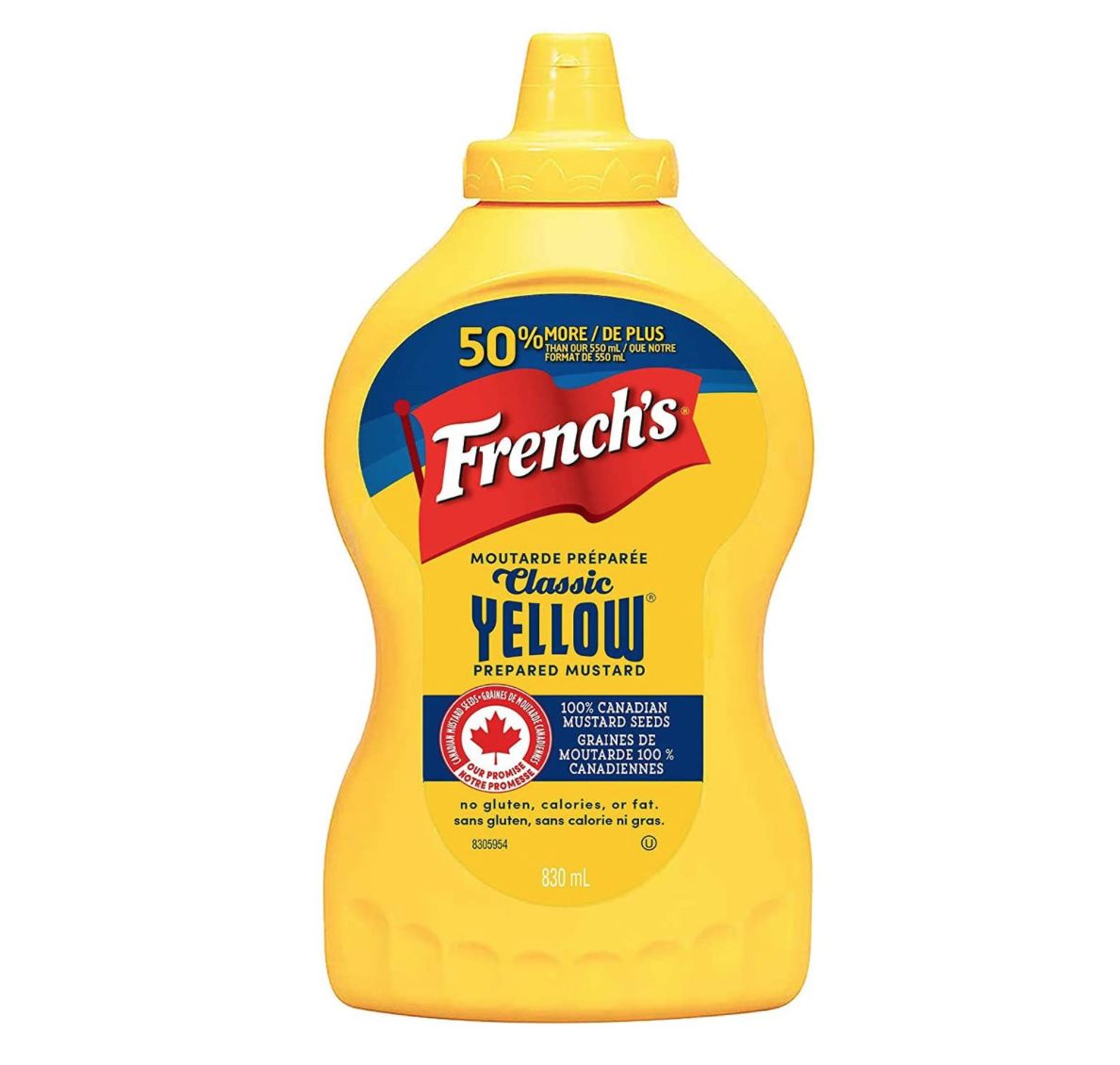 French's, Classic Yellow Mustard, 830ml, 28 oz