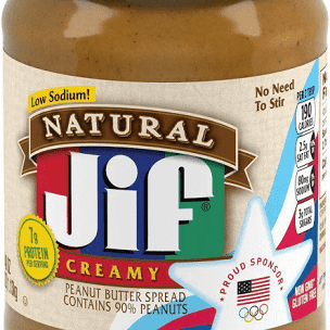 Jif Natural Creamy Peanut Butter Spread 40 Oz