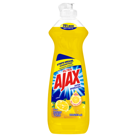 Ajax Ultra Super Degreaser Liquid Dish Soap - Lemon - 14 fl oz