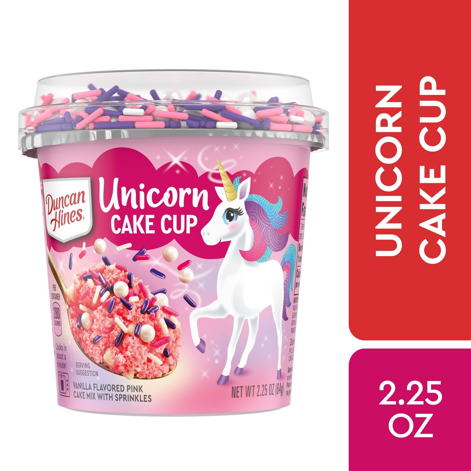 Duncan Hines Unicorn Cake Cup, 2.25 OZ