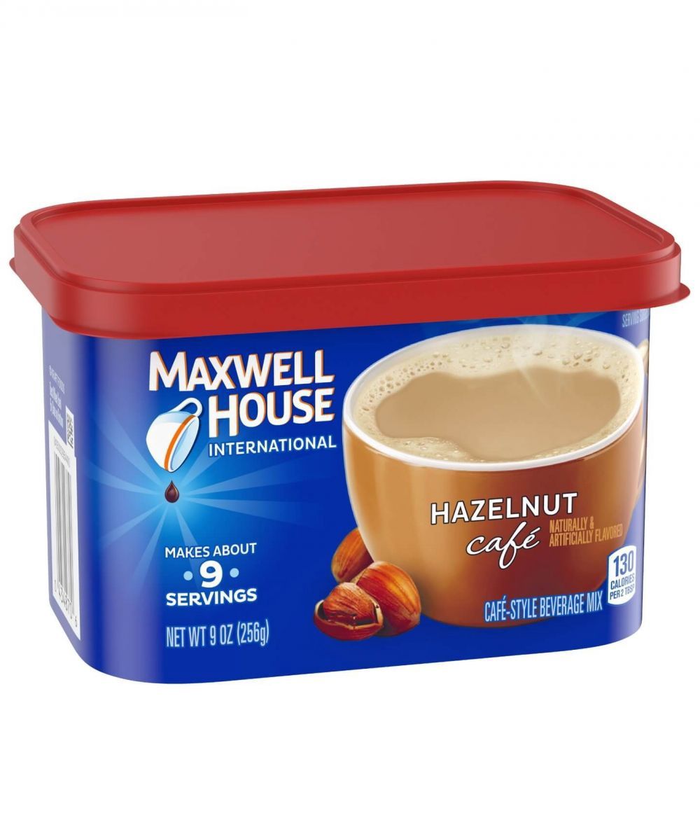 Maxwell House International Cafe Hazelnut Cafe Stye Beverage Mix 9 oz