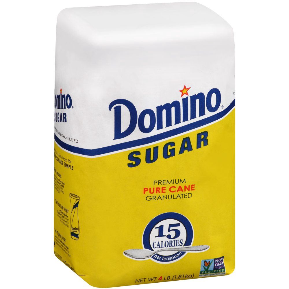 Domino Premium Pure Cane Granulated Sugar 4lb Bag