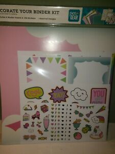 Decorate Your Binder Kit - Girls 4 Binder Inserts 154 Stickers