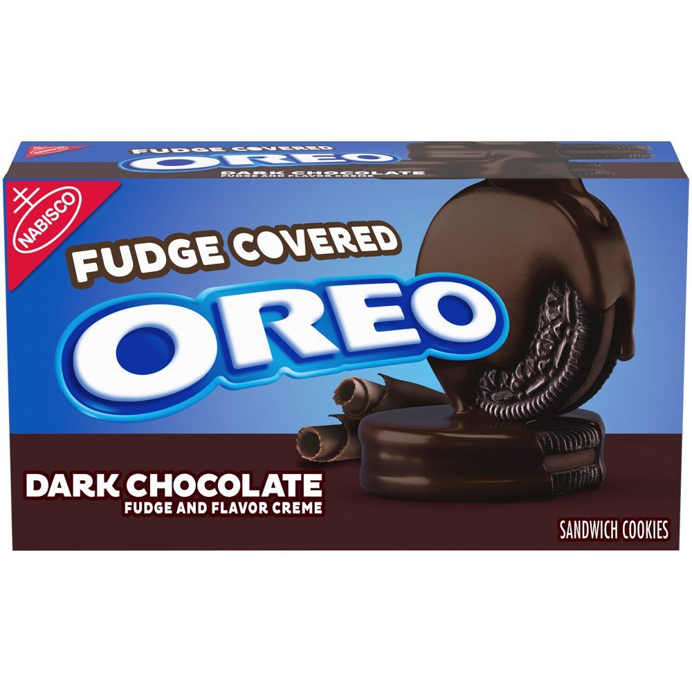 Oreo Dark Chocolate Fudge and Flavor Creme Chocolate Sandwich Cookies - 9.9oz