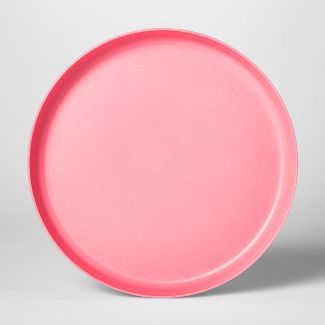9.6inch Plastic Kids Dinner Plate pink