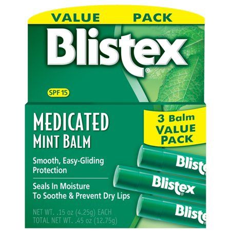 Blistex Medicated Mint Balm &amp; Medicated Lip Balm