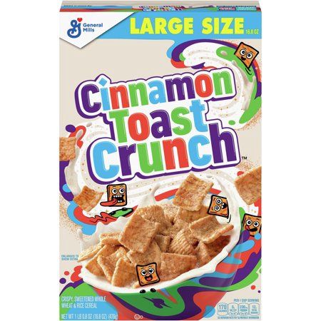 Cinnamon Toast Crunch, Cereal with Whole Grain, 16.8 oz