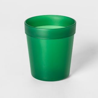 8oz Plastic Kids Short Tumbler GREEN Pillowfort