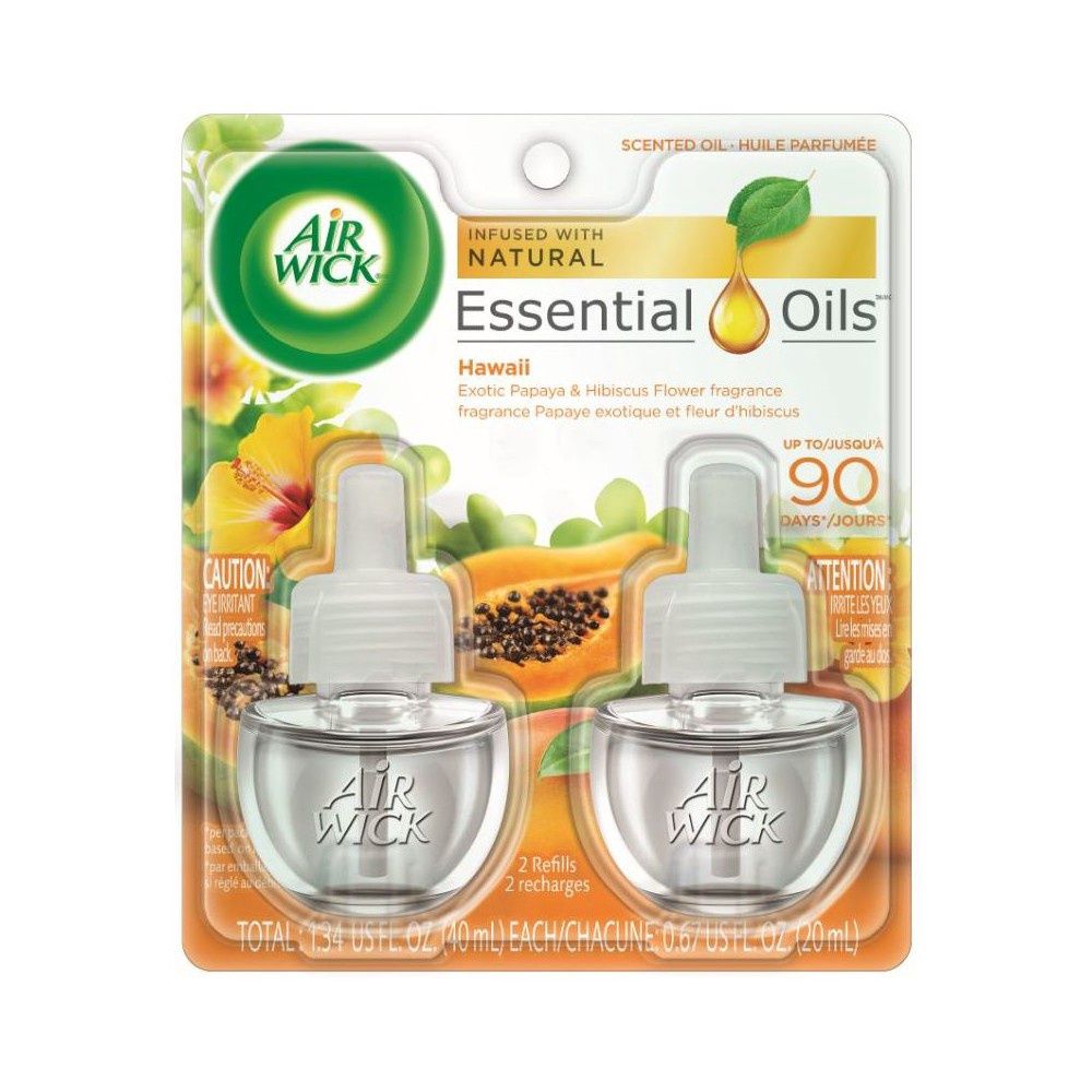Air Wick Scented Oil Air Freshener, National Park Collection Hawaii - Twin Refil