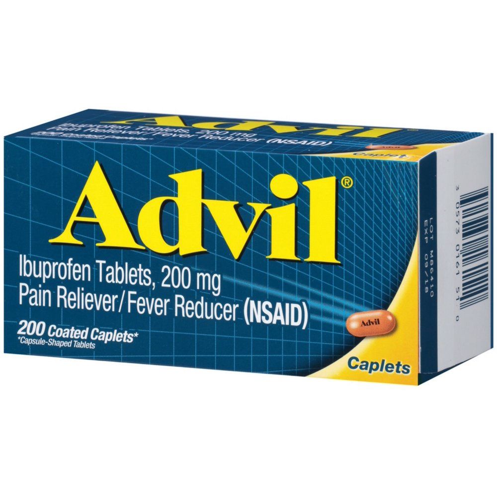 Advil 200 mg Coated Caplets 200 Caplets