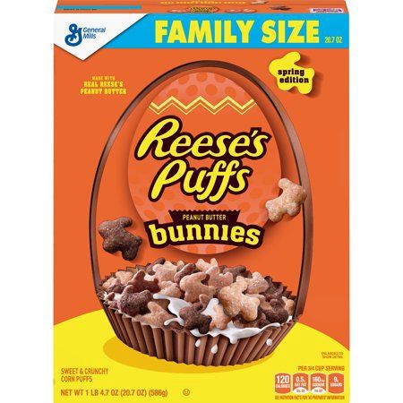 Reese's Puffs Bunnies Cereal, Breakfast cereal 20.7 oz