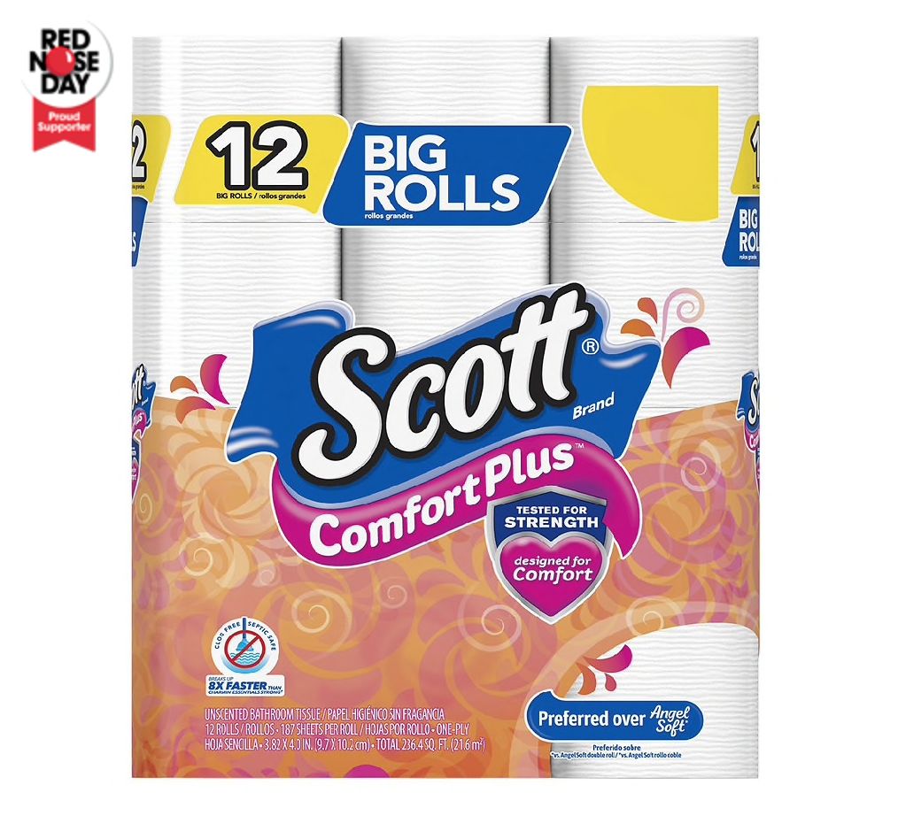 Scott ComfortPlusToilet Paper Big Roll 12 pack