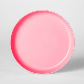 7.3 inch Plastic Kids Plate pink