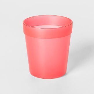 8oz Plastic Kids Short Tumbler PINK Pillowfort