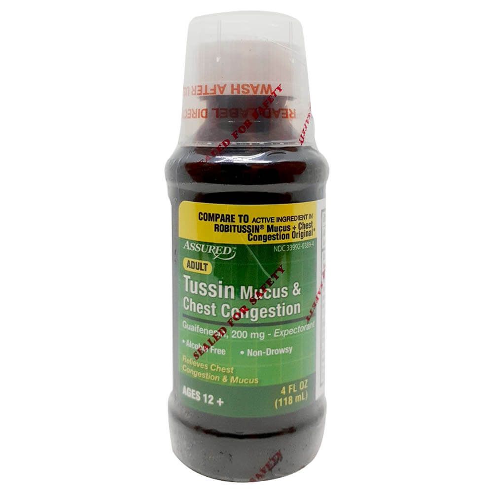 TUSSIN COUGH SYRUP Expectorant Mucus &amp; Congestion