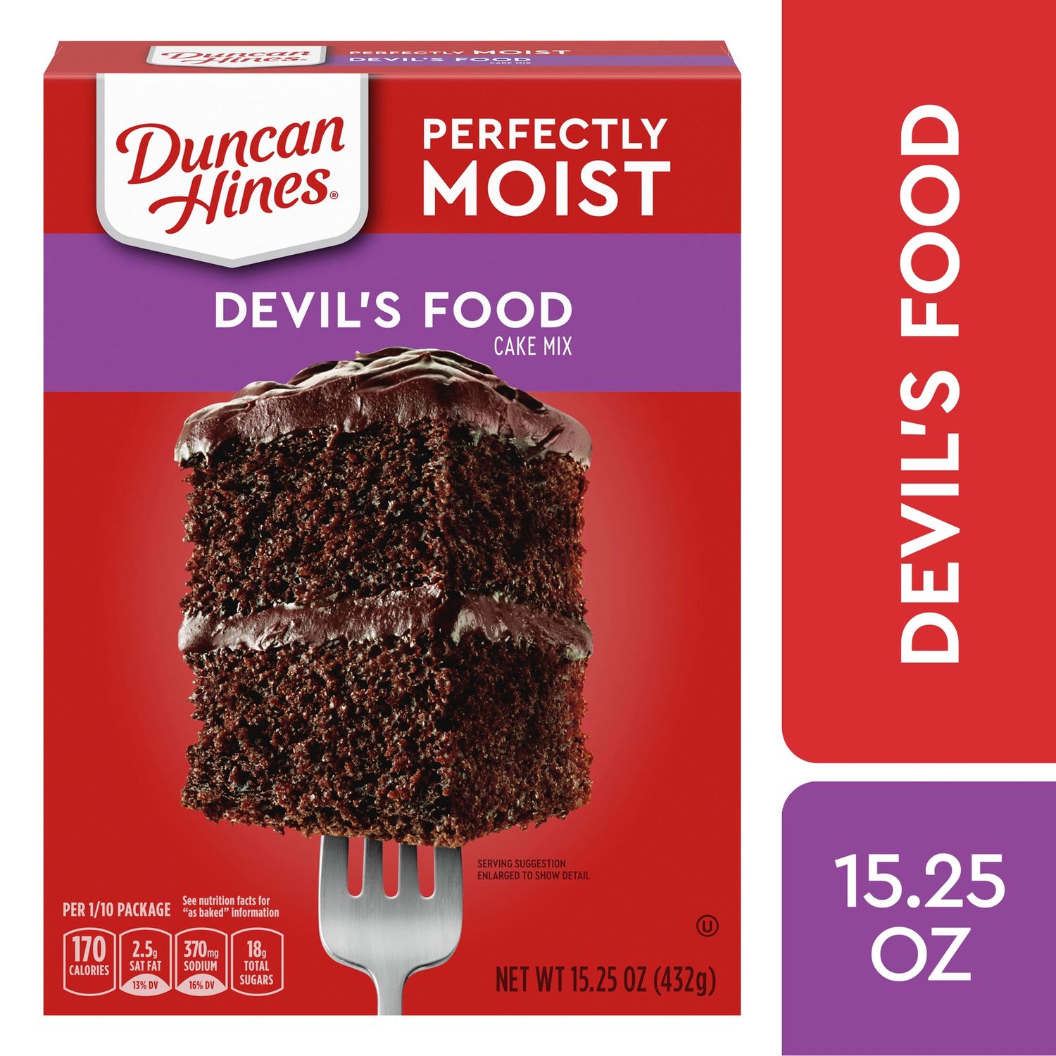 Duncan Hines Classic Devils Food Cake Mix 15.25 oz Box