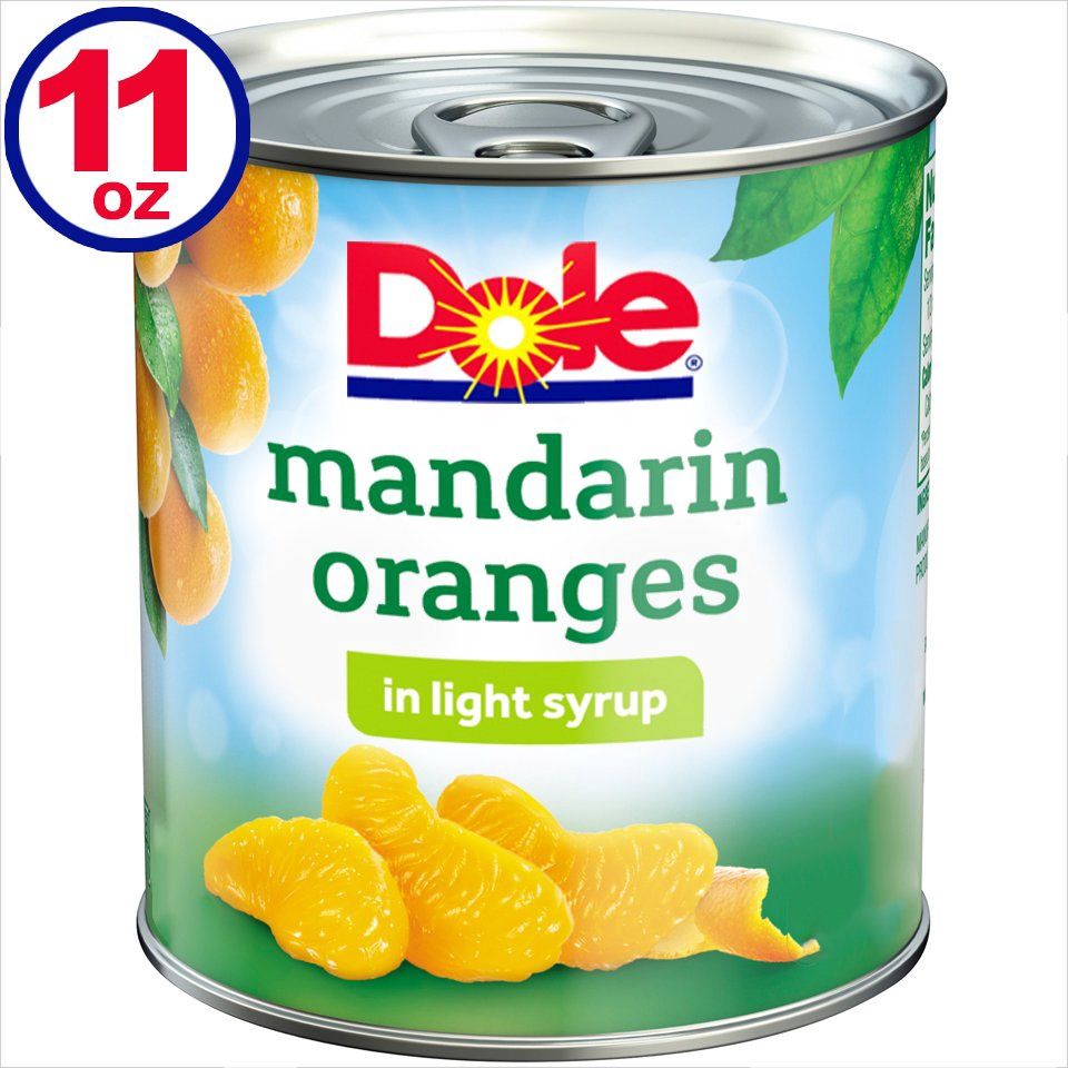 Dole Mandarin Oranges in Light Syrup 11 oz. Can