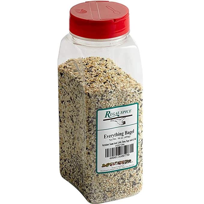 Regal Everything Bagel Seasonin 1 Lb mix of sesame seeds, poppy seeds, garlic, onion, and salt
