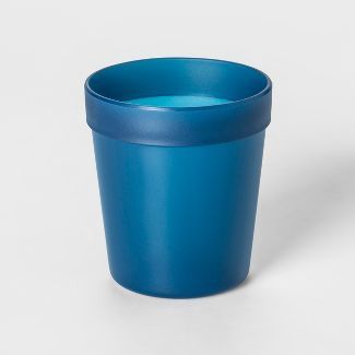 8oz Plastic Kids Short Tumbler BLUE Pillowfort