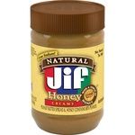 Jif Natural Creamy Peanut Butter Spread, 16-Ounce