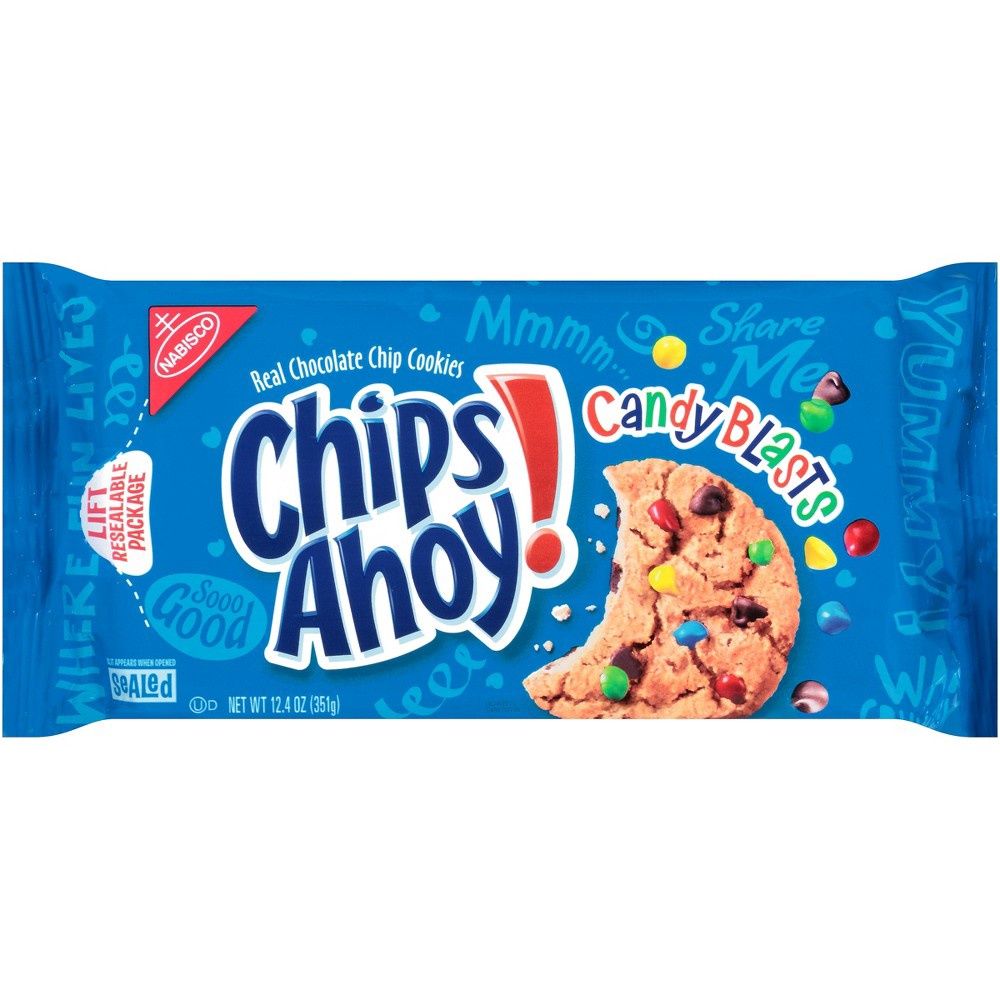 Nabisco Chips Ahoy! Candy Blasts Chocolate Chip Cookies, 12.4 Oz.