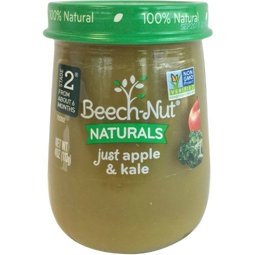 Beech-Nut Naturals Apple &amp; Kale Baby Food Jar - 4oz