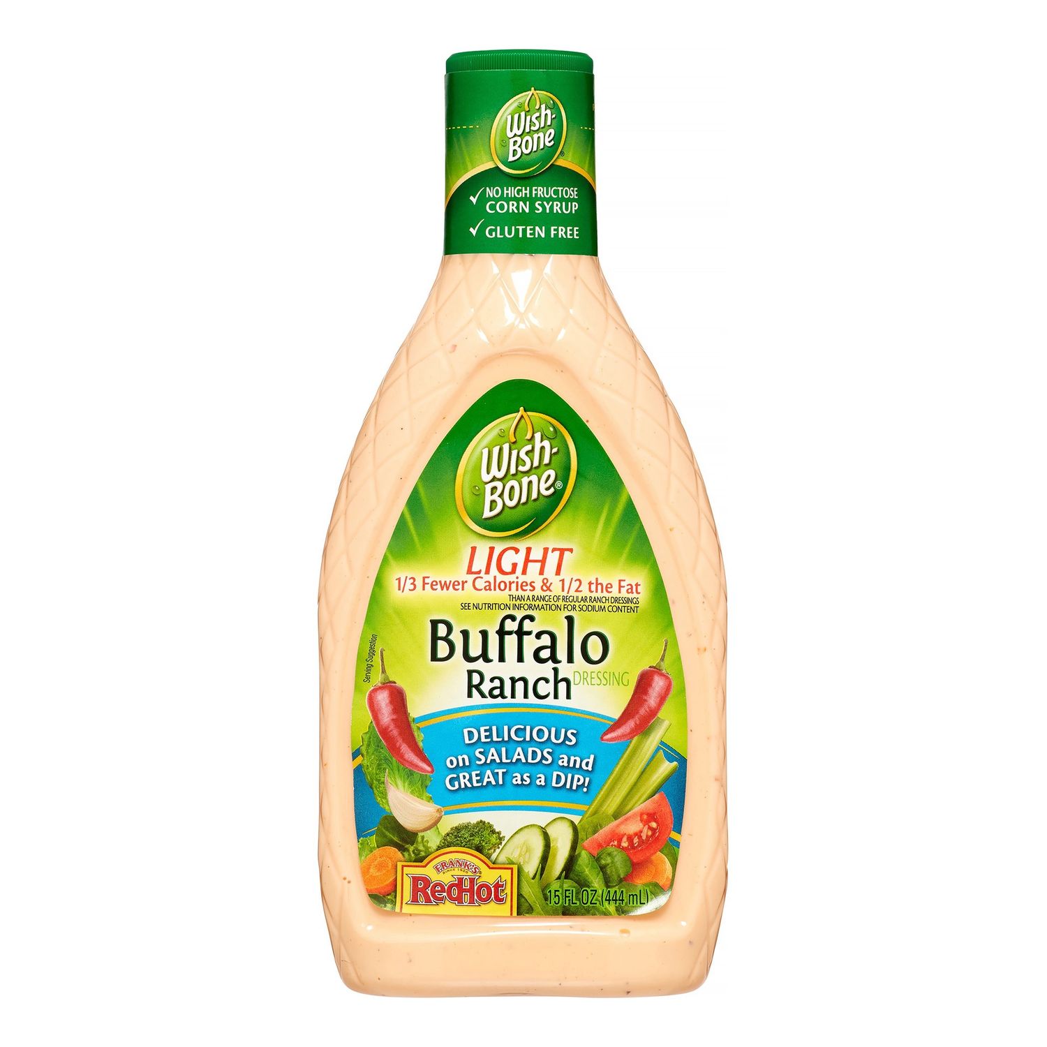 Wish-Bone Light Salad Dressing Buffalo Ranch 15 Fl Oz