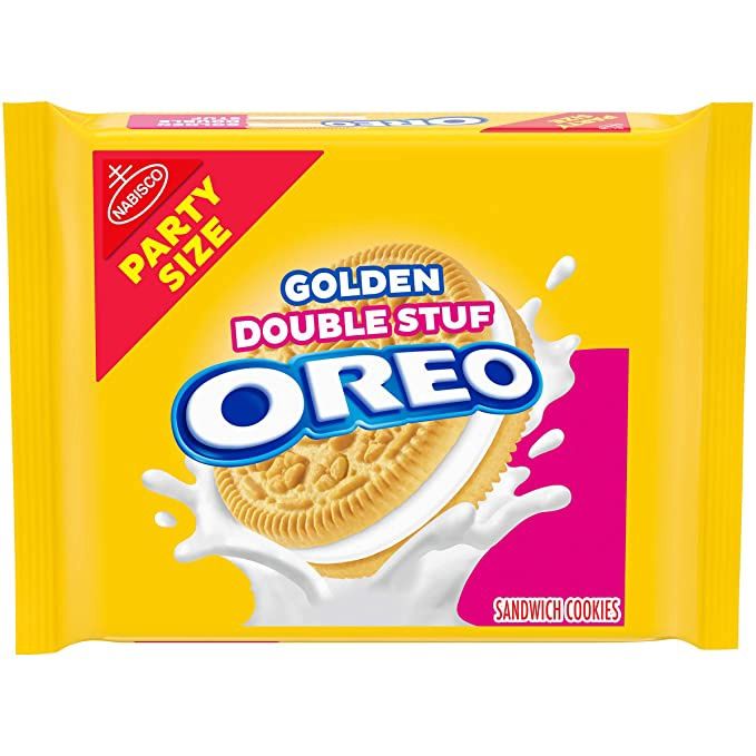 Oreo Golden Double Stuff Sandwich Cookies Party Size - 26.7oz
