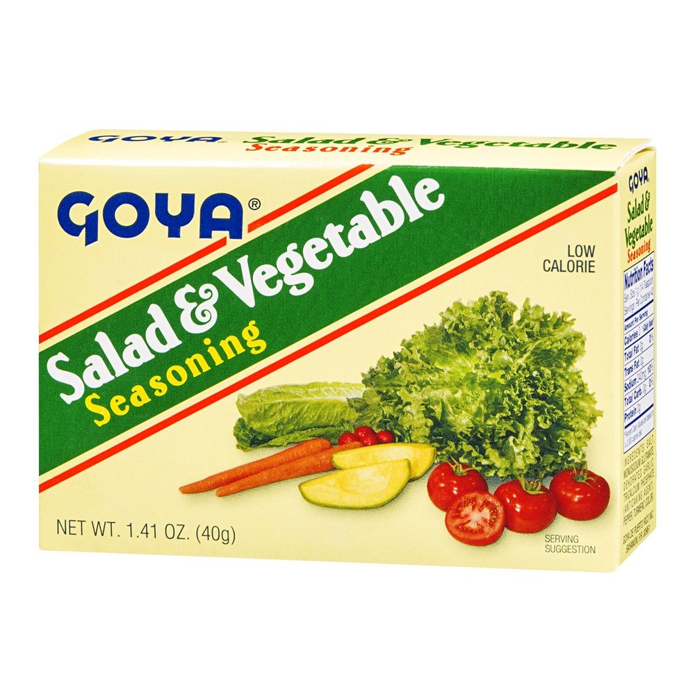 Goya Sazon Vegetable &amp; Salad Seasoning Envelopes 1.4oz