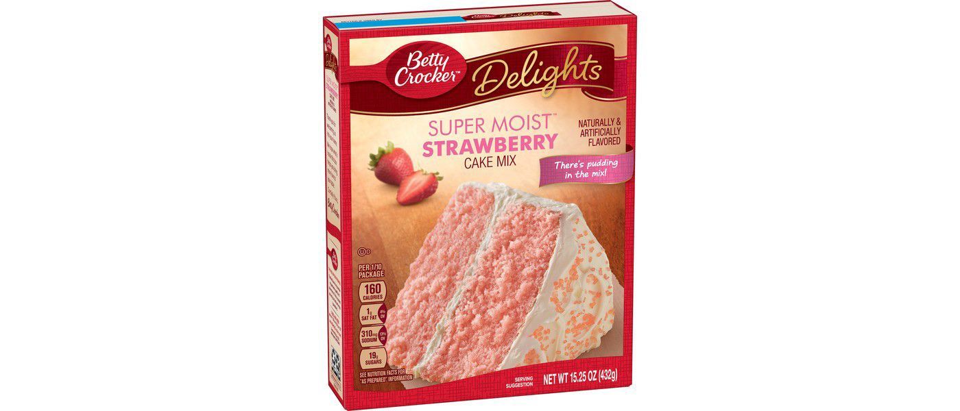 Betty Crocker Super Moist Strawberry Cake Mix - 15.25oz