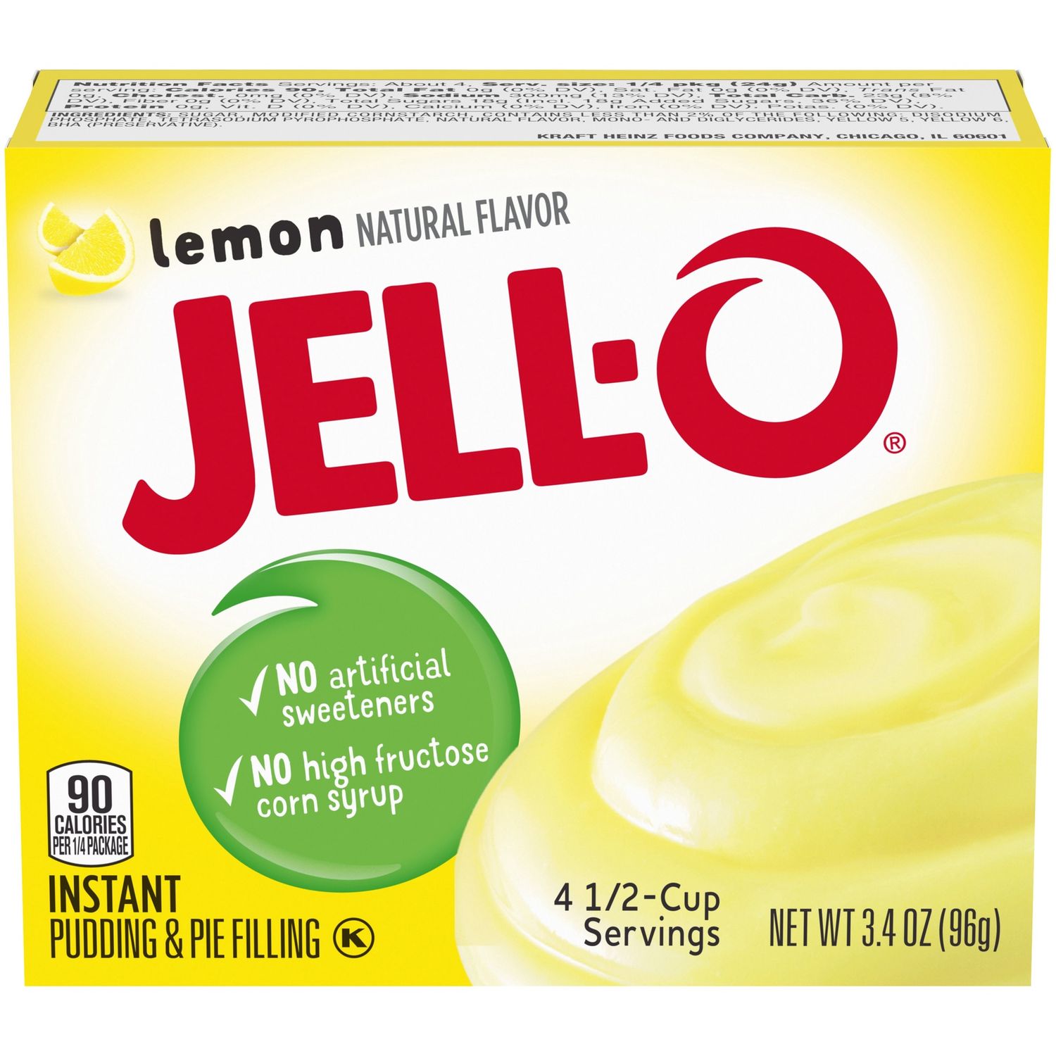 Jello Lemon 3oz
