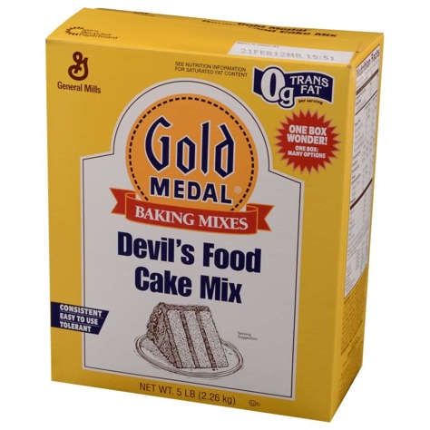 Gold Medal Devils Food Cake Mixes 5 Pound 80 oz