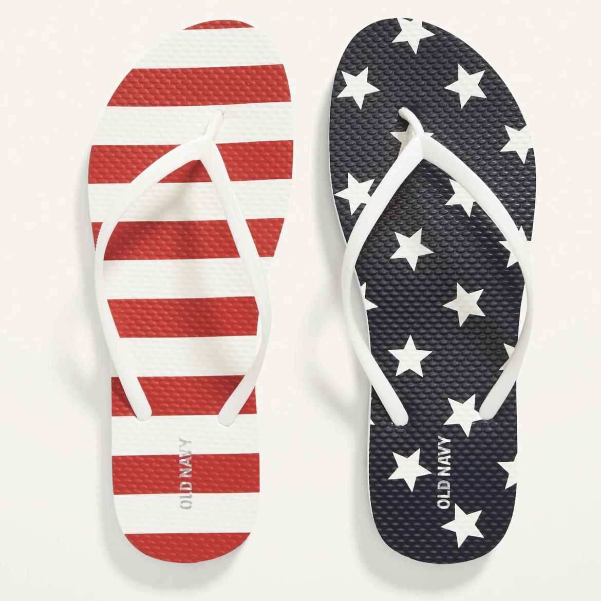 Old Navy Flip-Flops, Size  Women&#39;s, Patterned Americana Print