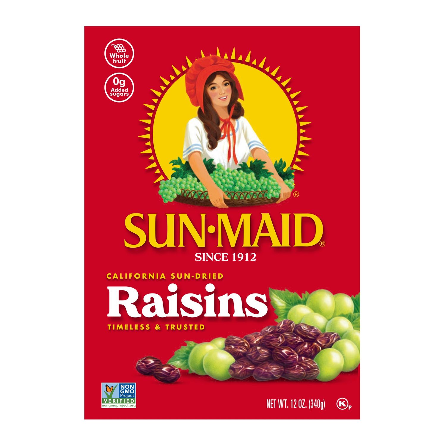 Sun Maid Natural California Raisins, 12-Ounce