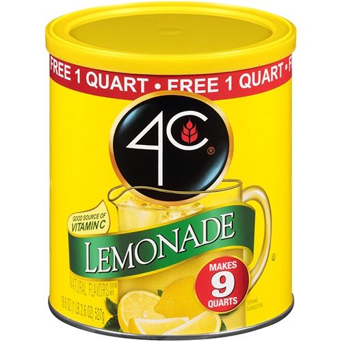 4c Lemonade Drink Mix Makes 9 Quarts 63oz