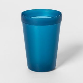 13.5oz Plastic Kids Tall Tumbler DARK BLUE Pillowfort