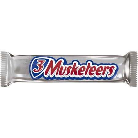 3 Musketeers Chocolate Candy Bar Single Size, 1.92 Ounce