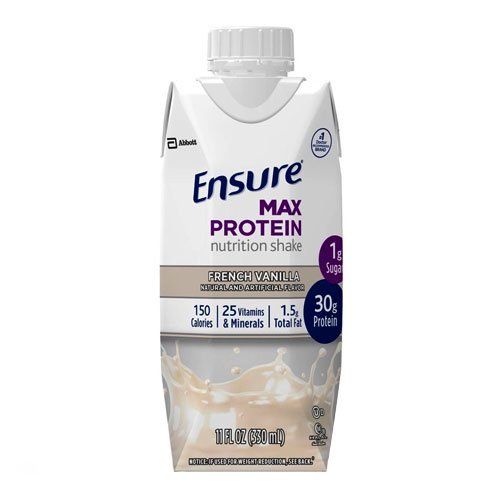 Ensure Max Protein Nutritional Shake, French Vanilla, 11 Oz,