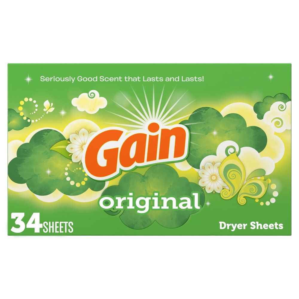 Gain Dryer Sheets, Original Fresh Scent, 34 count