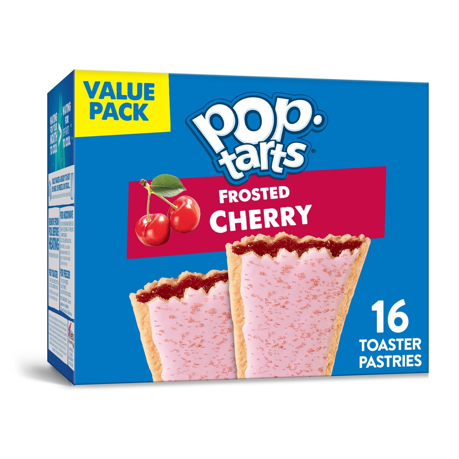 Pop-Tarts Breakfast Toaster Pastries, Frosted Cherry, 27 Oz, 16 Toaster Pastries